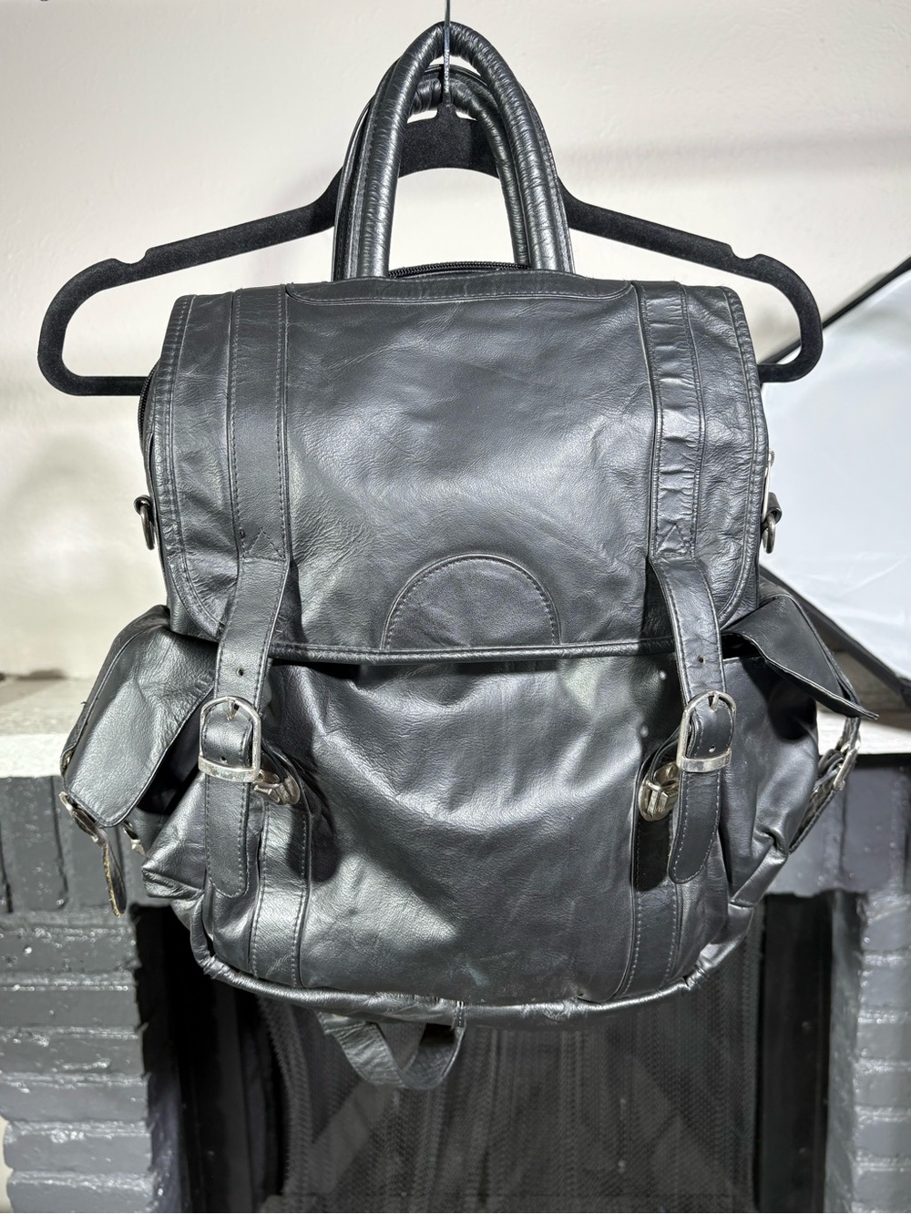APC Three Way Leather Backpack, Crossbody, and handbag